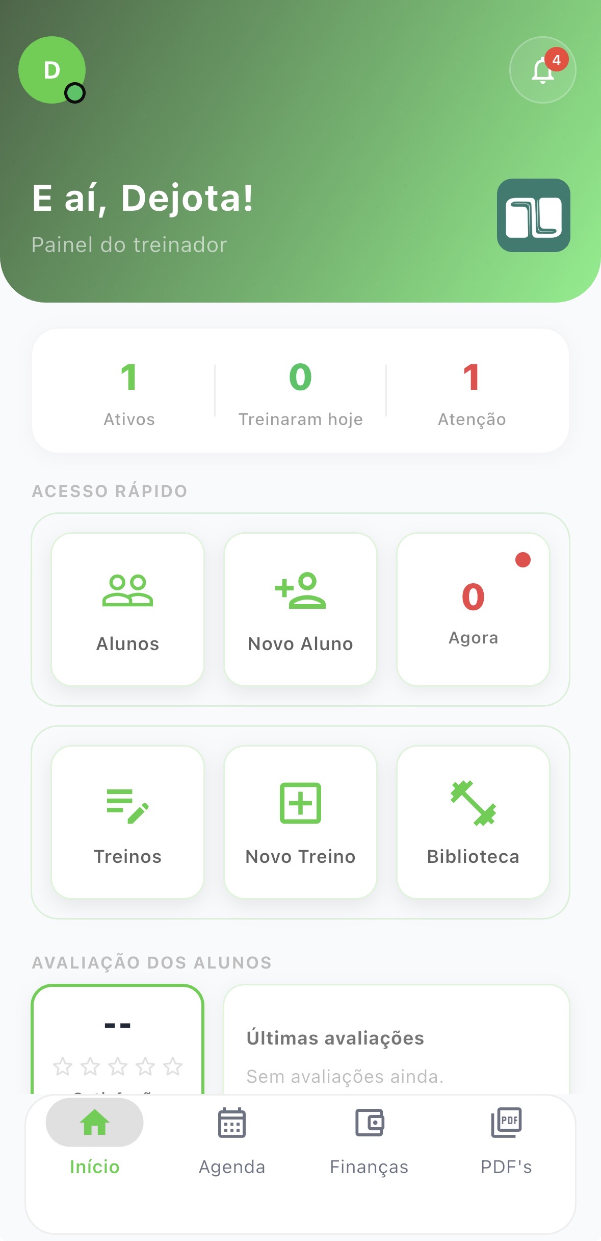 Personalização do app 2