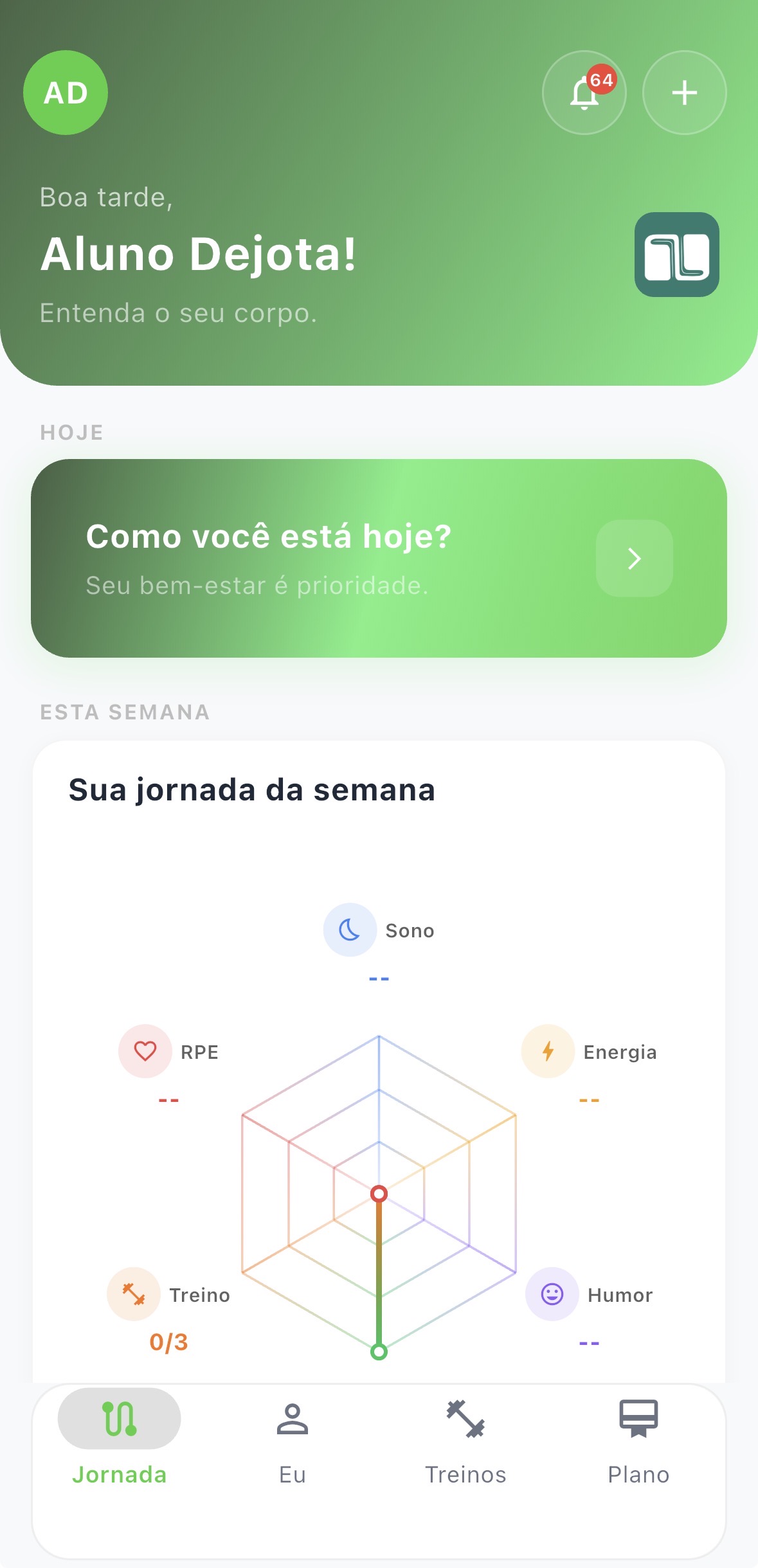 Personalização do app 3